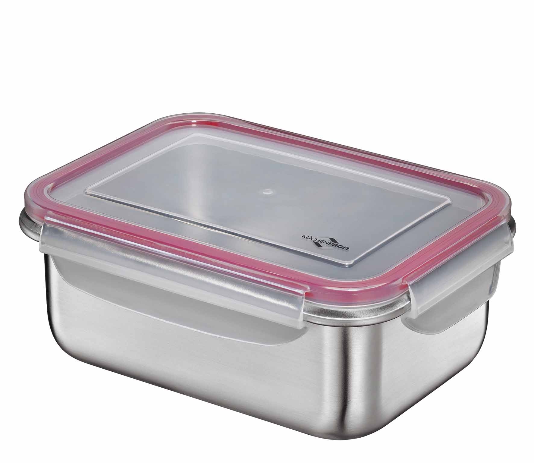 Küchenprofi Lunchbox/Vorratsdose groß Edelstahl 1,8l